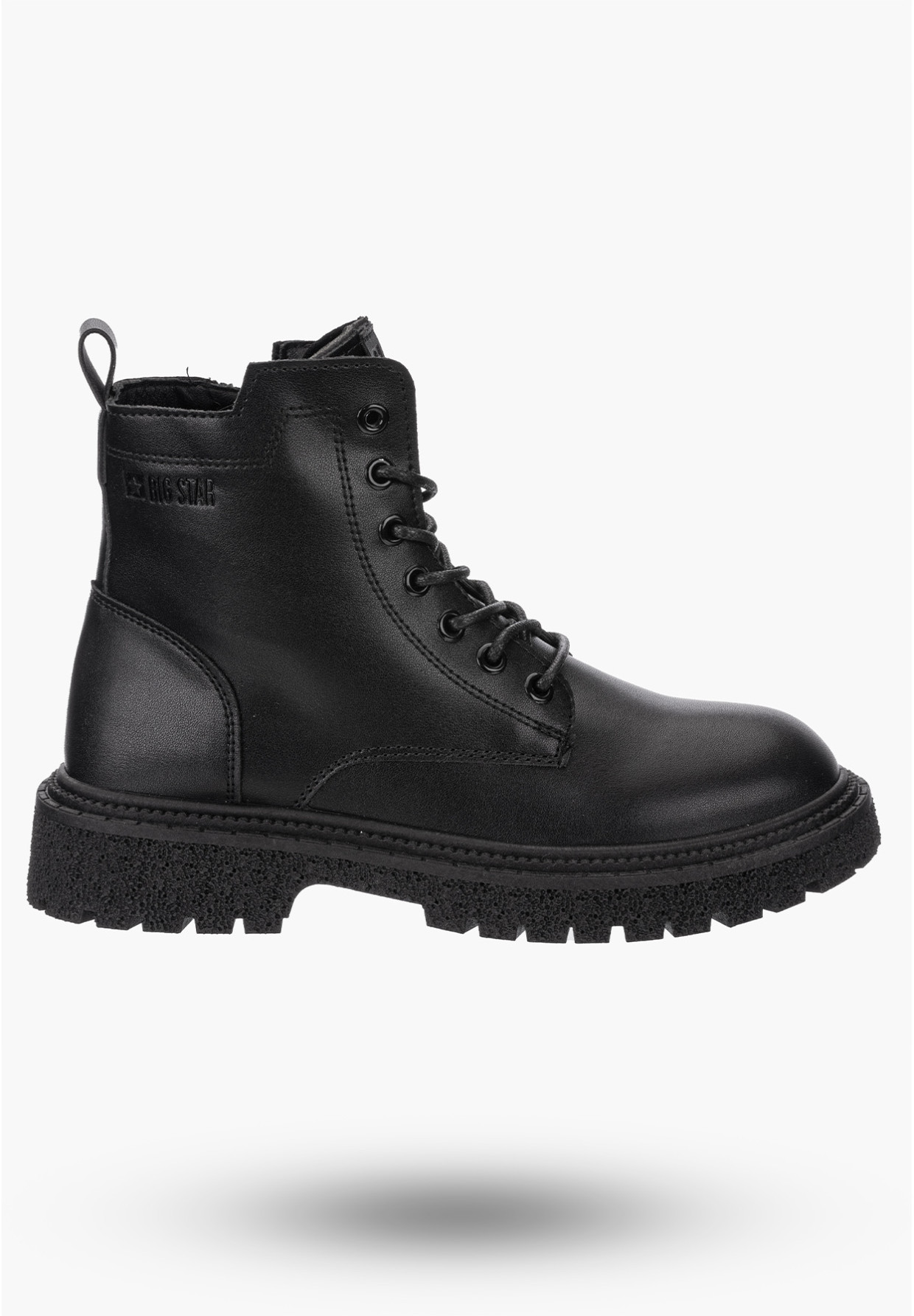 Buty Damskie BIG STAR Botki Ocieplane Czarne OO274A126