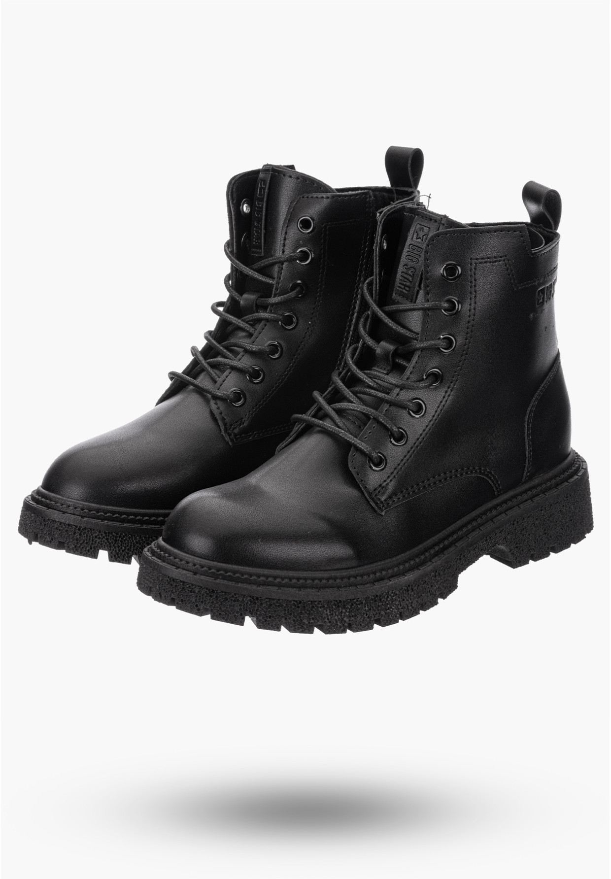 Buty Damskie BIG STAR Botki Ocieplane Czarne OO274A126