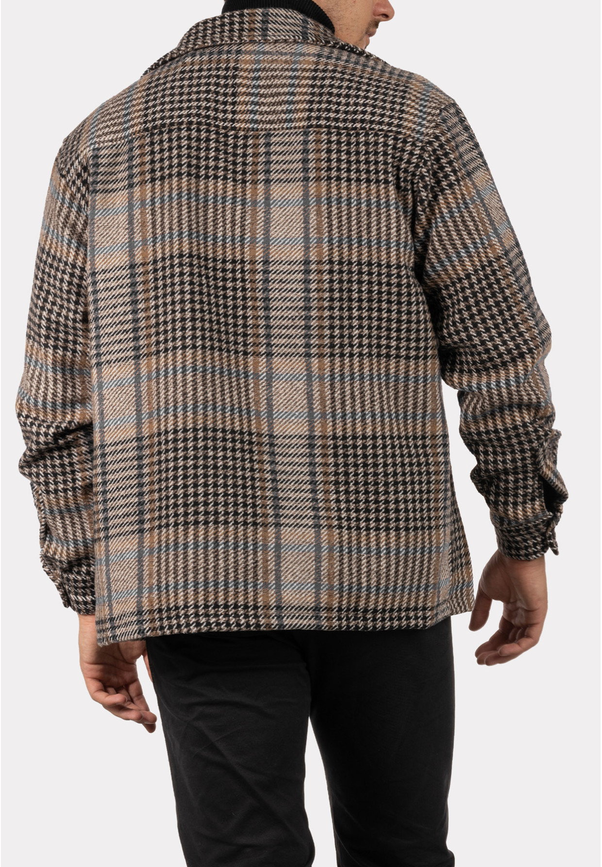 Kurtka Męska Bluza rozpinana OVERSIZE z kołnierzem K-9-2024