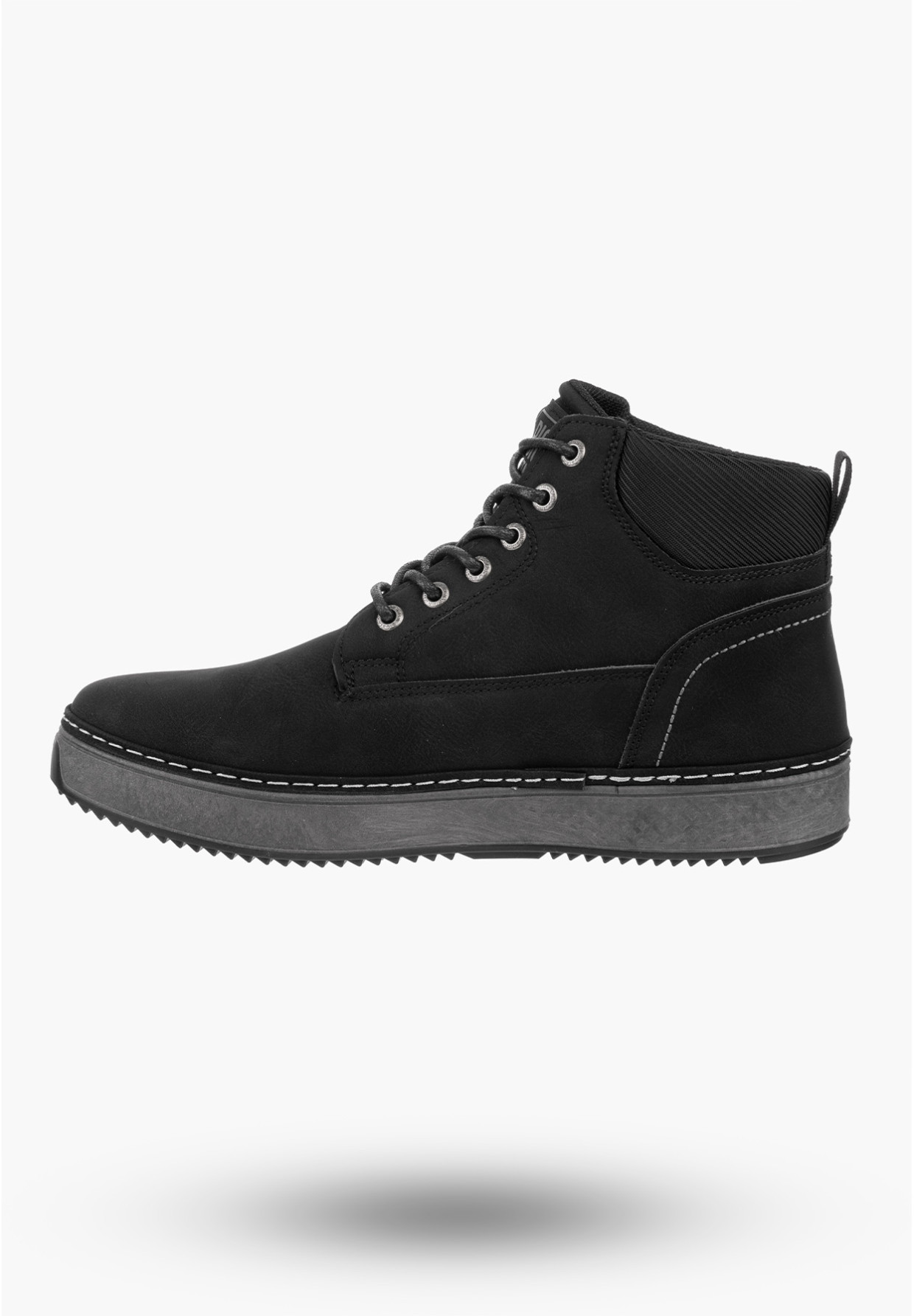 Buty Męskie BIG STAR Trzewiki Czarne Eko Skóra OO174559