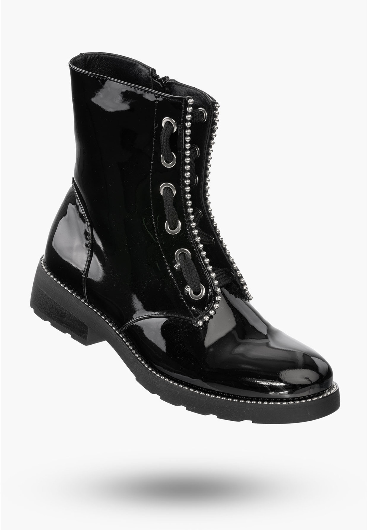 Buty Damskie Botki Czarne Trzewiki Na Zimę J20X2