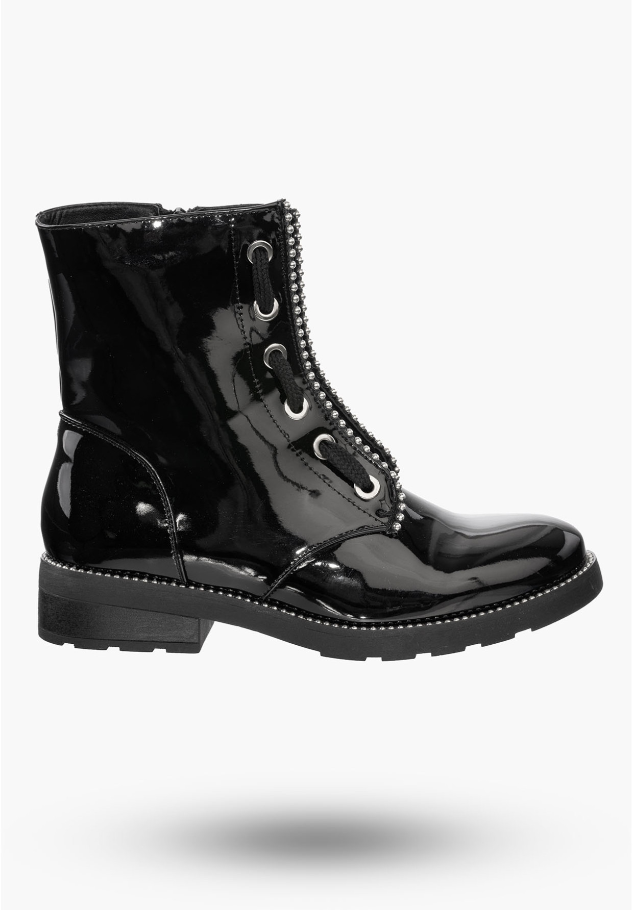 Buty Damskie Botki Czarne Trzewiki Na Zimę J20X2