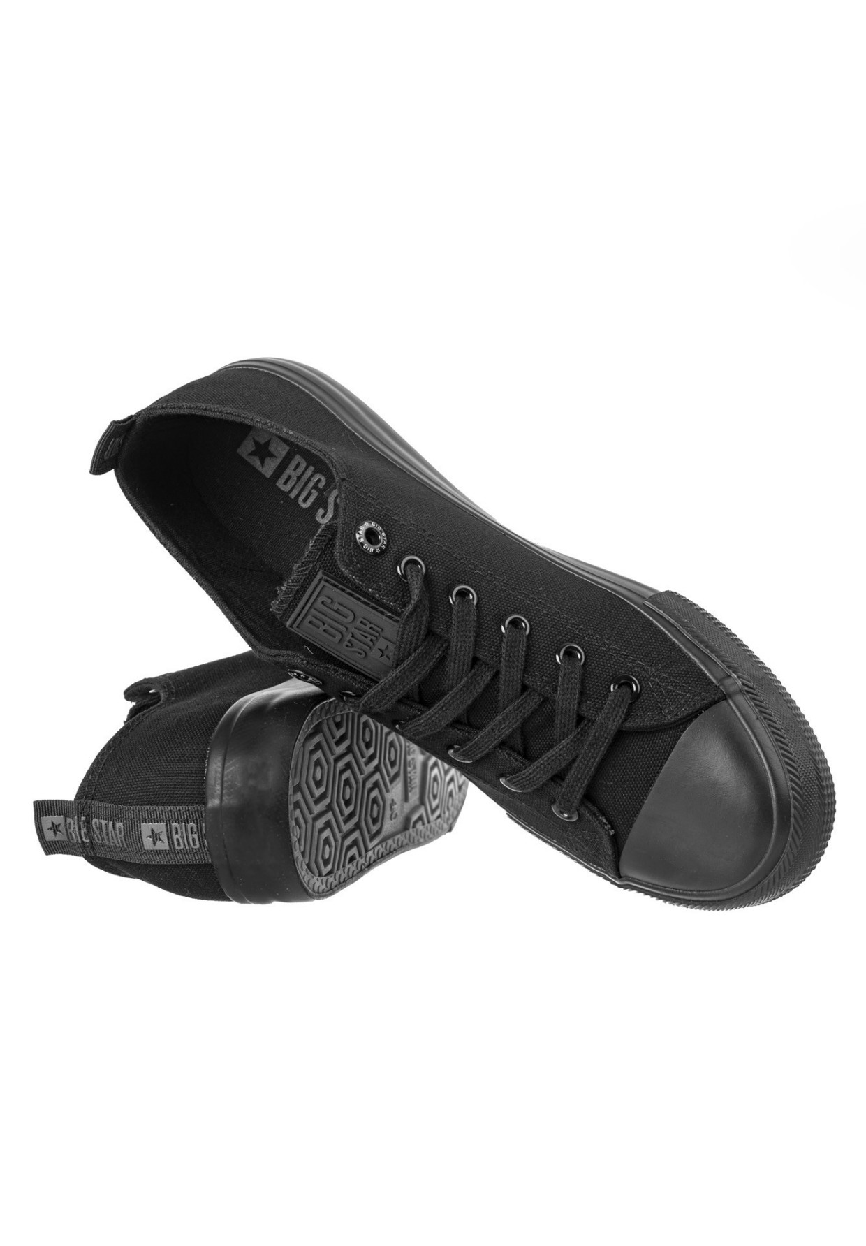 Trampki Męskie Big Star Czarne KK174007