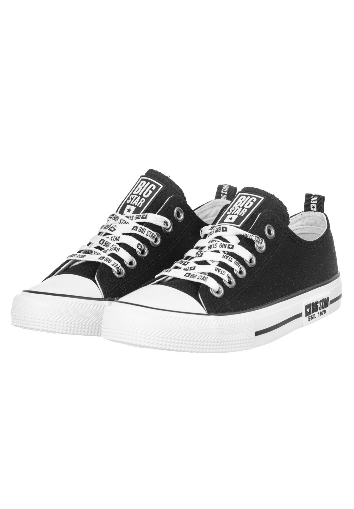 Trampki Męskie Big Star Czarne KK174049