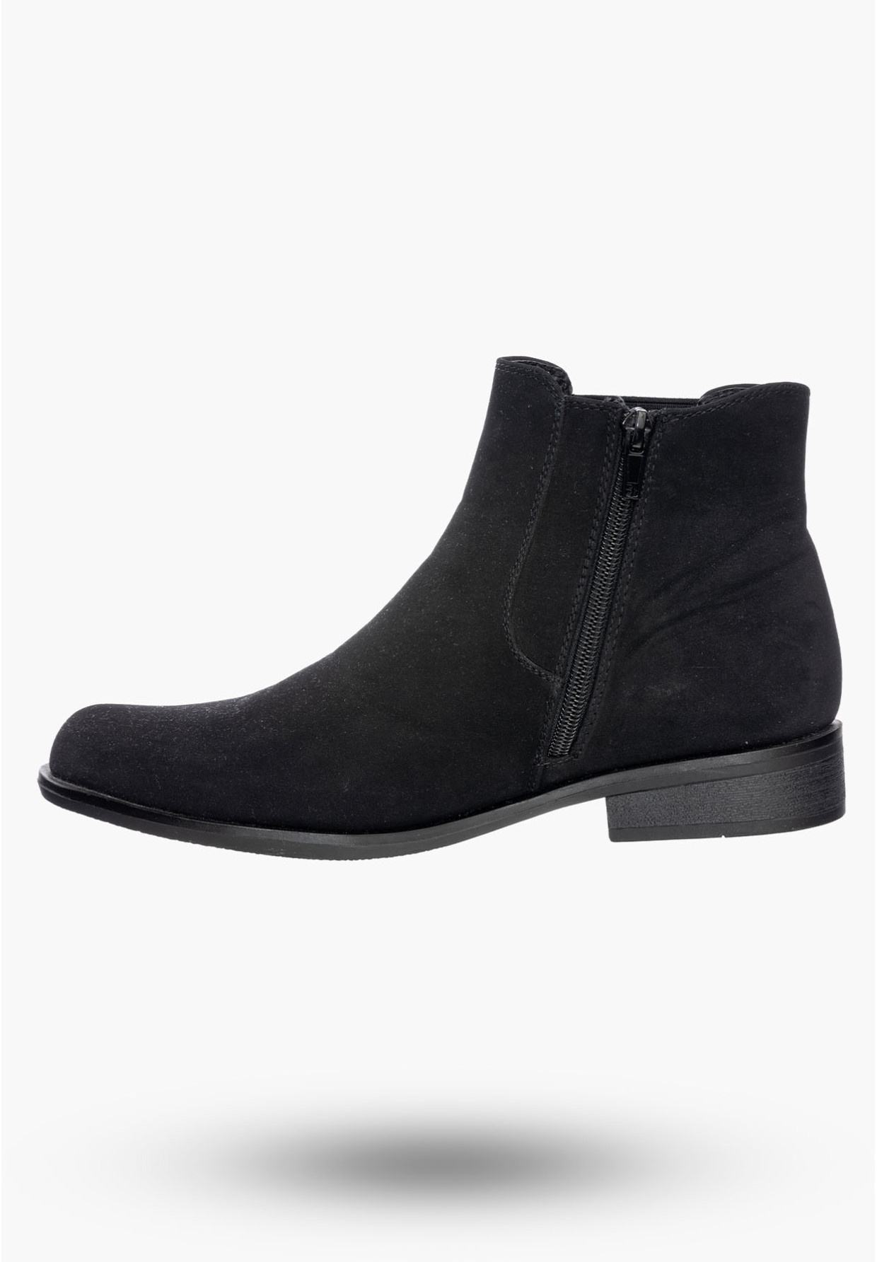 Buty Damskie Botki Stylowe Czarne Z Ociepleniem Na Zimę GD-BM-60