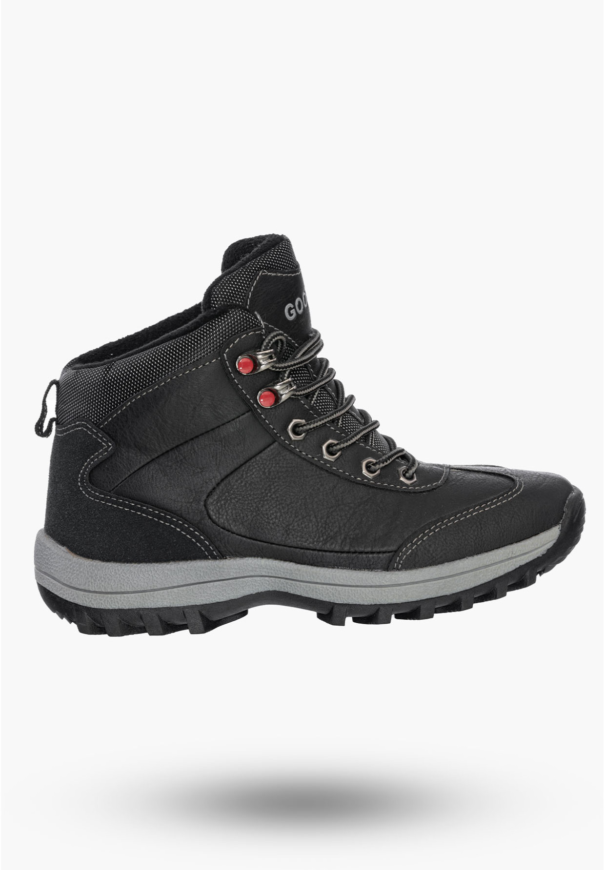 Buty Damskie Botki Czarne Sportowe Na Zimę GD-PM07