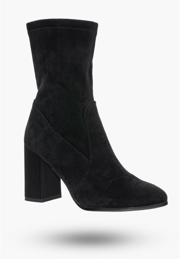 Buty Damskie Botki Czarne...