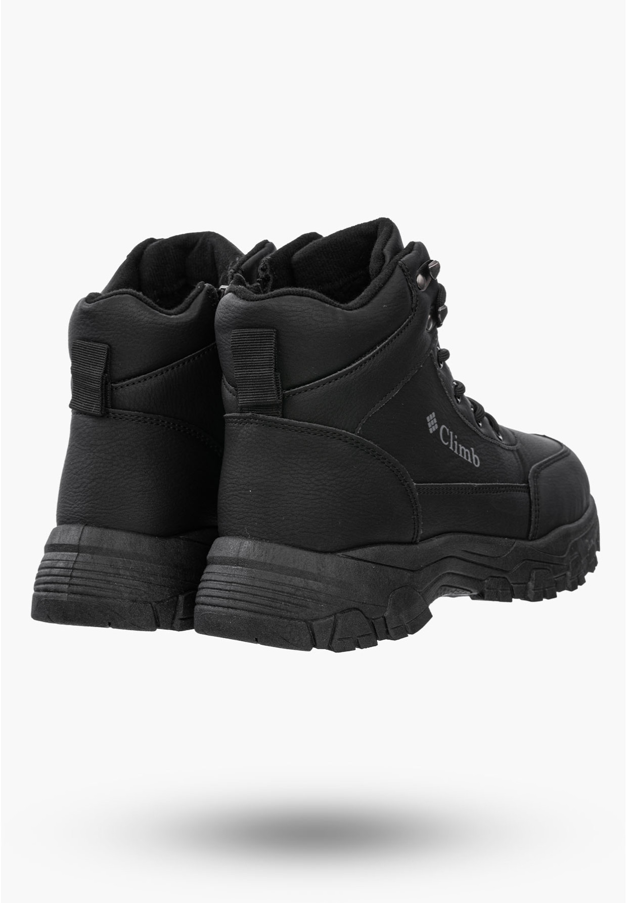 Buty Damskie Botki Trapery Czarne Na Zimę 24TR26-7921-BLACK
