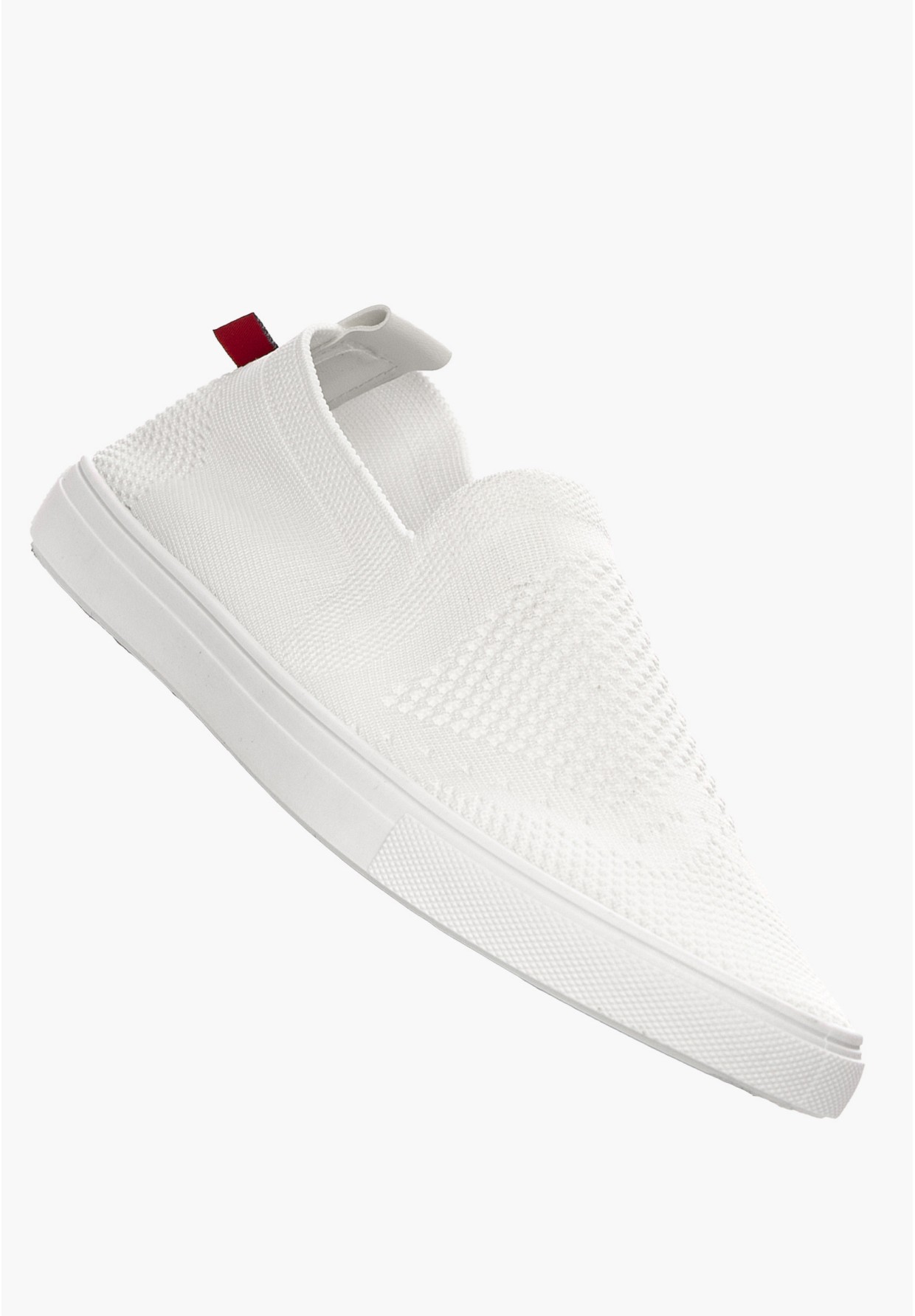 Trampki Damskie BIG STAR SHOES białe wsuwane FF274A608