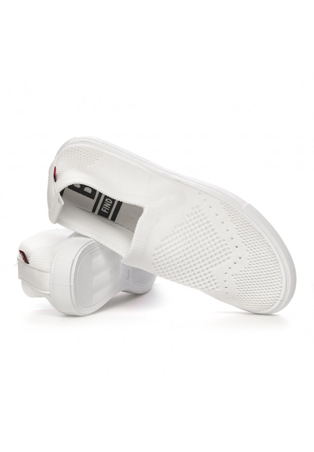 Trampki Damskie BIG STAR SHOES białe wsuwane FF274A608