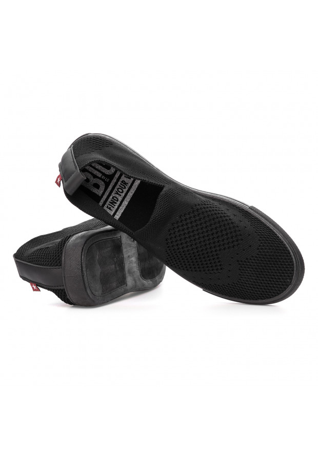 Trampki Damskie BIG STAR SHOES czarne wsuwane FF274A608
