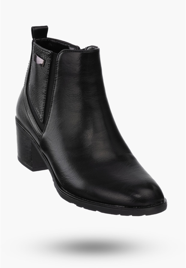 Botki Damskie Buty ze Skóry...