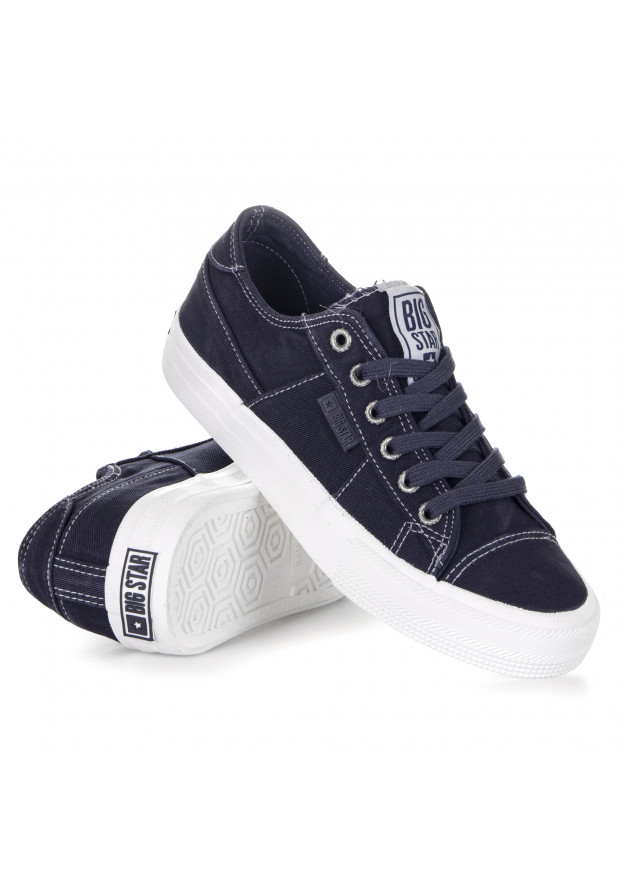 Trampki Damskie Big Star niskie granatowe JJ274099