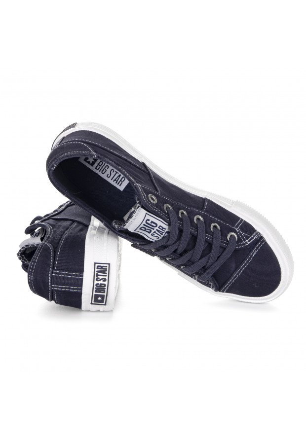 Trampki Damskie Big Star niskie granatowe JJ274099