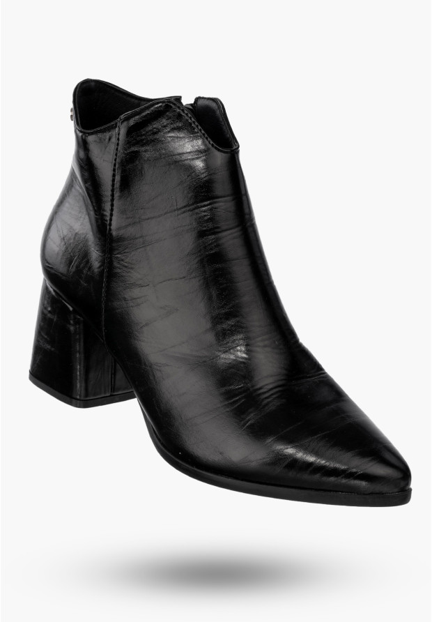 Buty Damskie Botki Ekoskóra...
