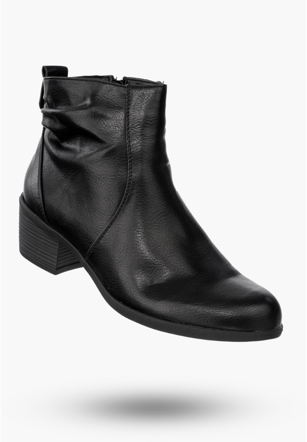 Buty Damskie Botki Ekoskóra...