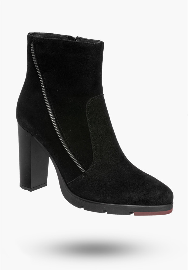 Buty Damskie Botki Skórzane...