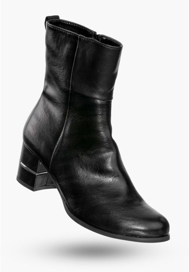 Buty Damskie Botki Ekoskóra...