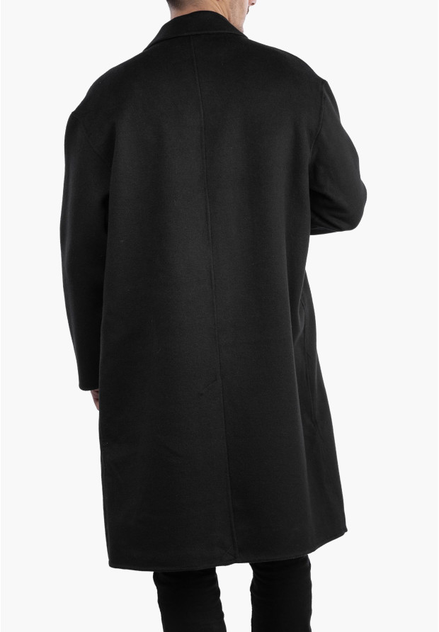 Płaszcz Męski ZARA - Czarny Klasyczny Oversize 8491/301/800