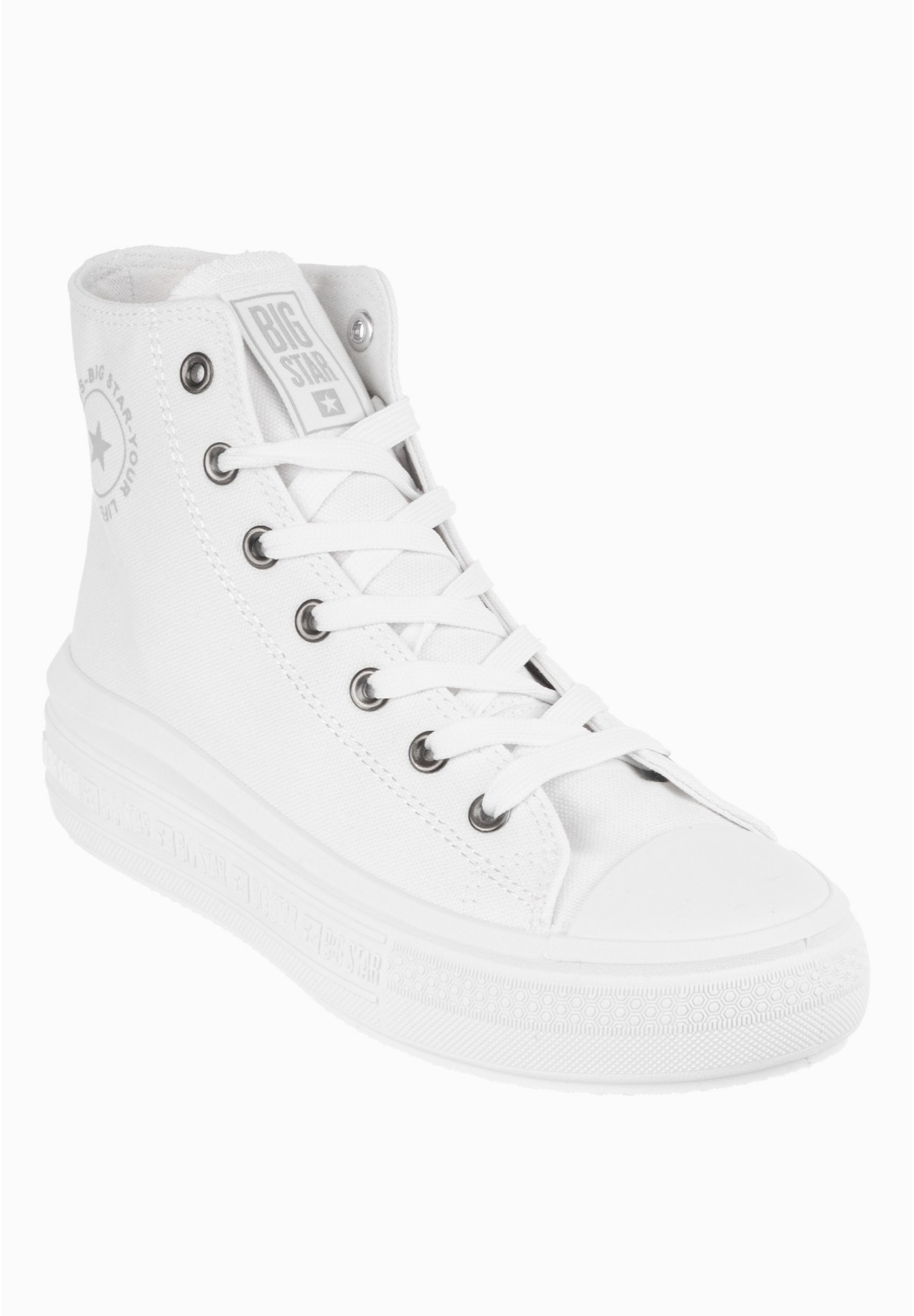 Trampki Damskie Big Star Białe LL274A183