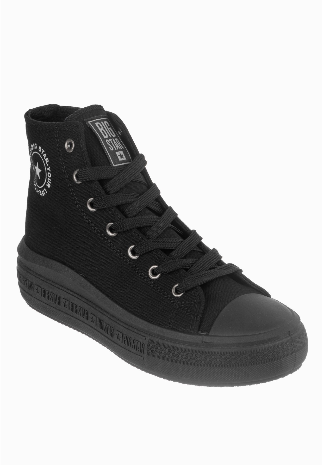 Trampki Damskie Big Star Czarne LL274A182