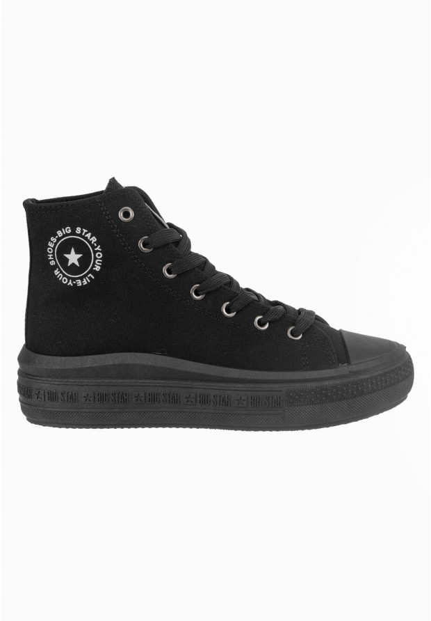 Trampki Damskie Big Star Czarne LL274A182