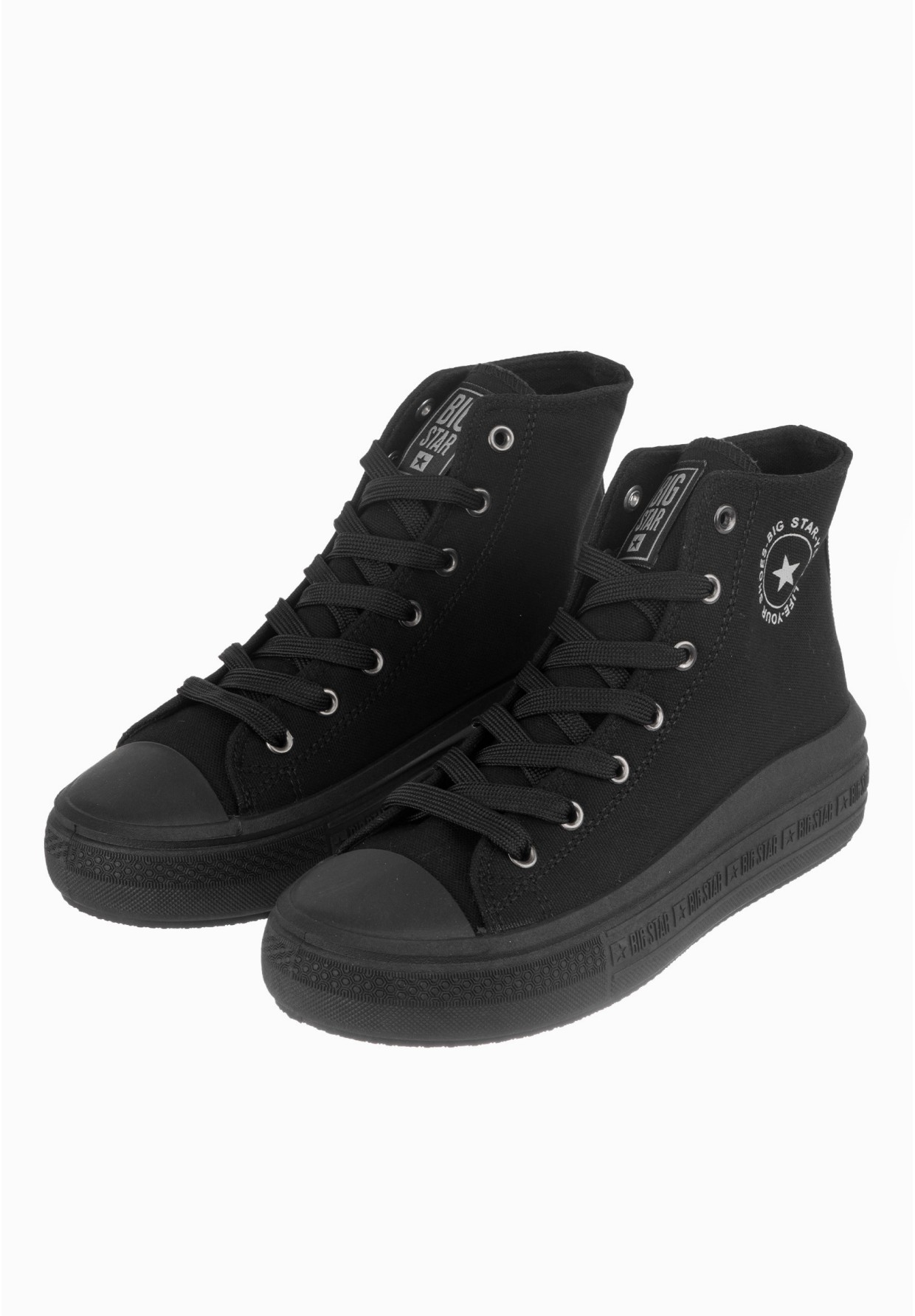 Trampki Damskie Big Star Czarne LL274A182