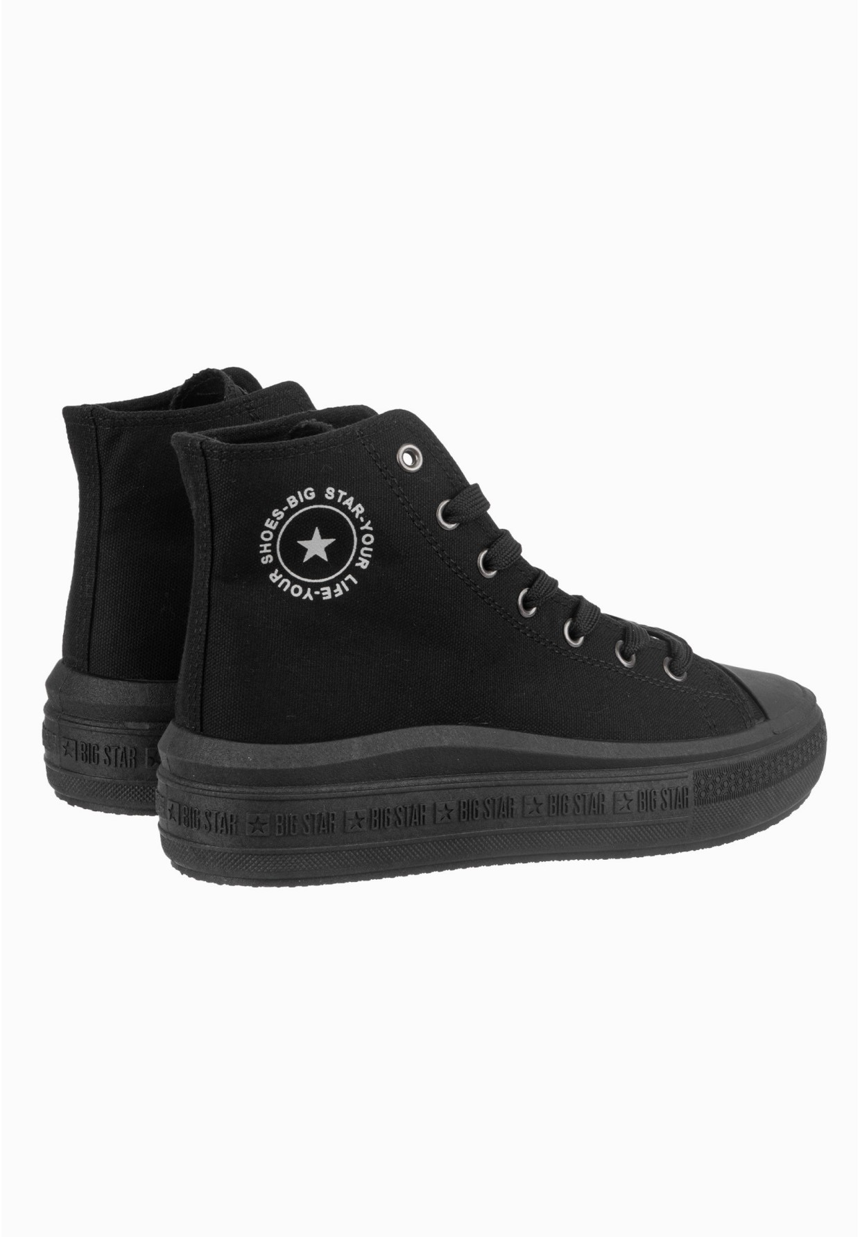 Trampki Damskie Big Star Czarne LL274A182