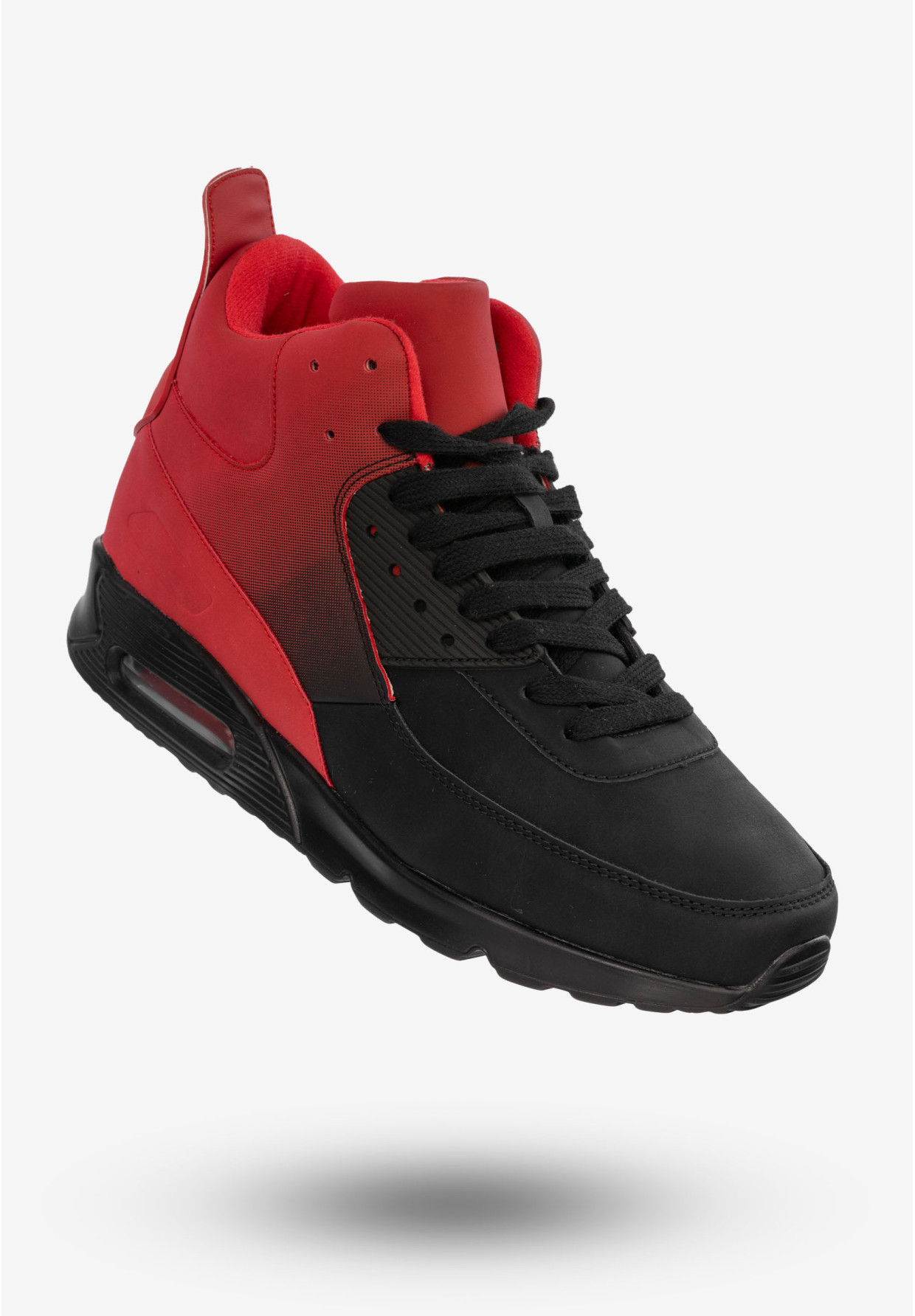 Sneakersy Męskie Buty Sportowe Ocieplane Czarne US8165-22
