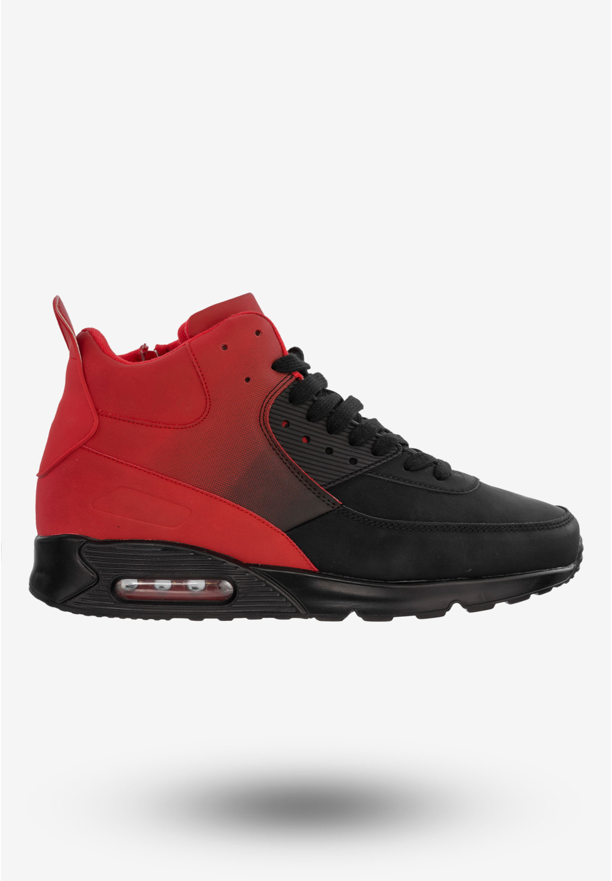 Sneakersy Męskie Buty Sportowe Ocieplane Czarne US8165-22