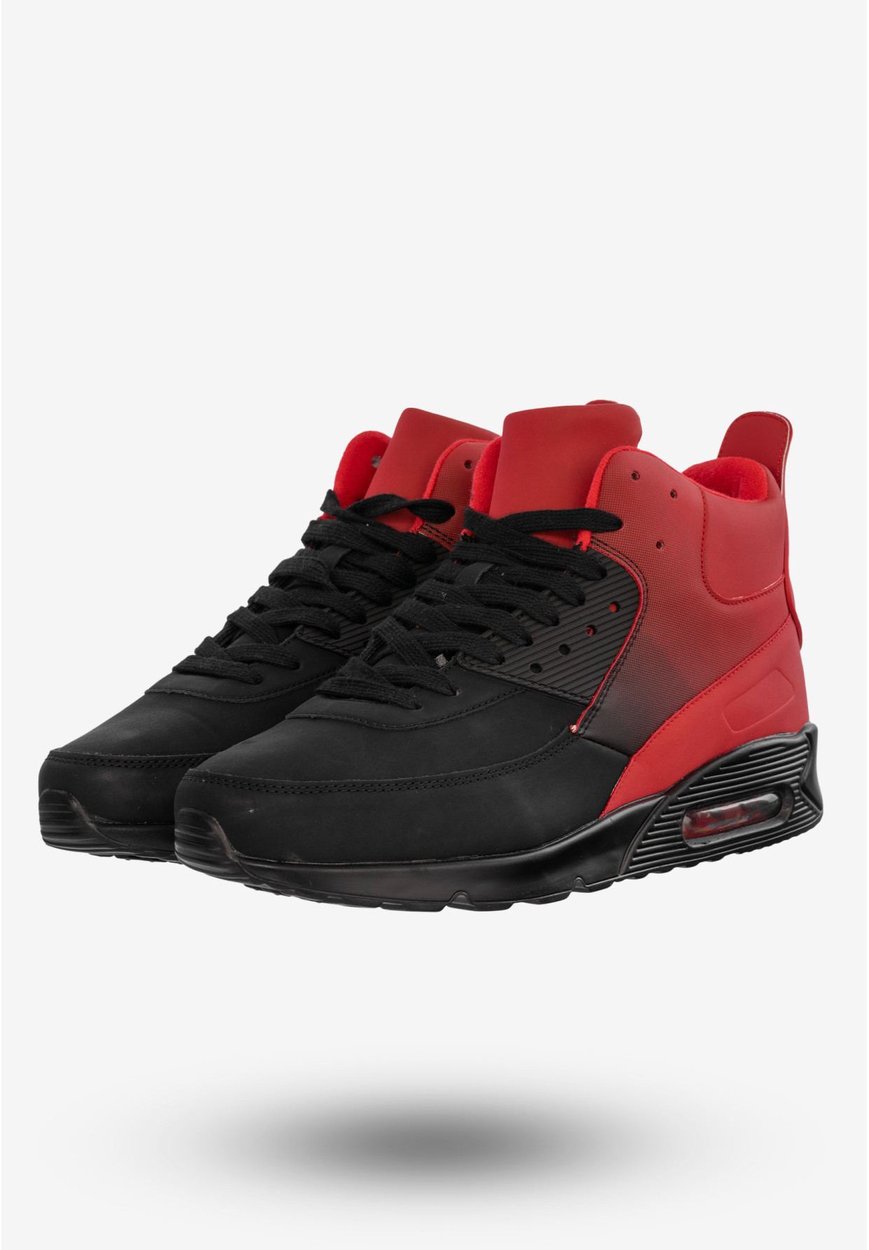 Sneakersy Męskie Buty Sportowe Ocieplane Czarne US8165-22
