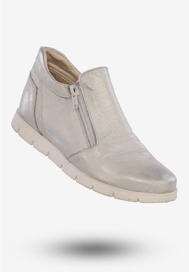 Botki Damskie Buty Skórzane...