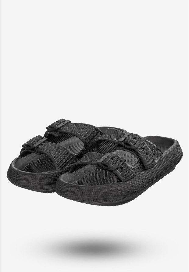Klapki Damskie Buty BIG STAR Czarne LL274615