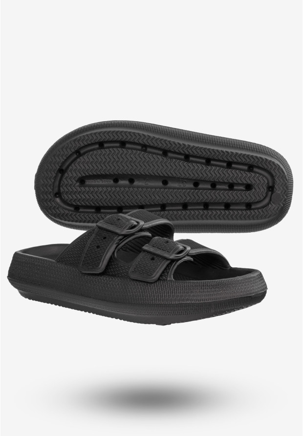 Klapki Damskie Buty BIG STAR Czarne LL274615