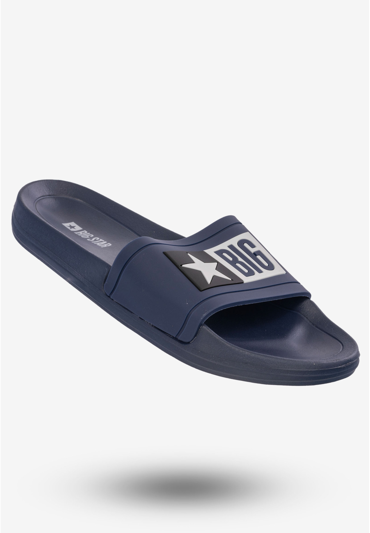 Klapki Big Star Damskie Granatowe DD274A265