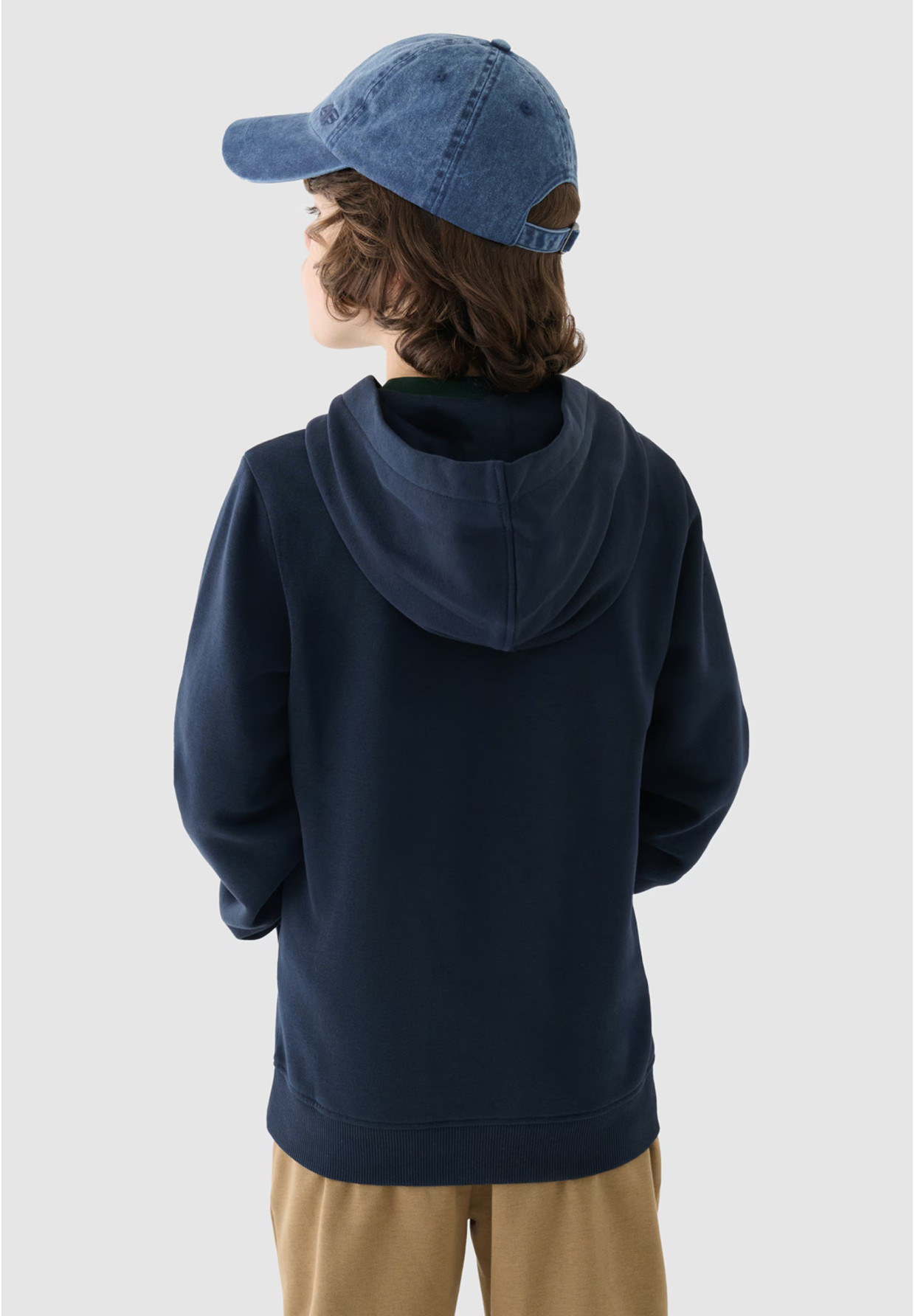 Bluza Chłopięca 4F Granatowa Z Kapturem 4FJWMM00TSWSM1292