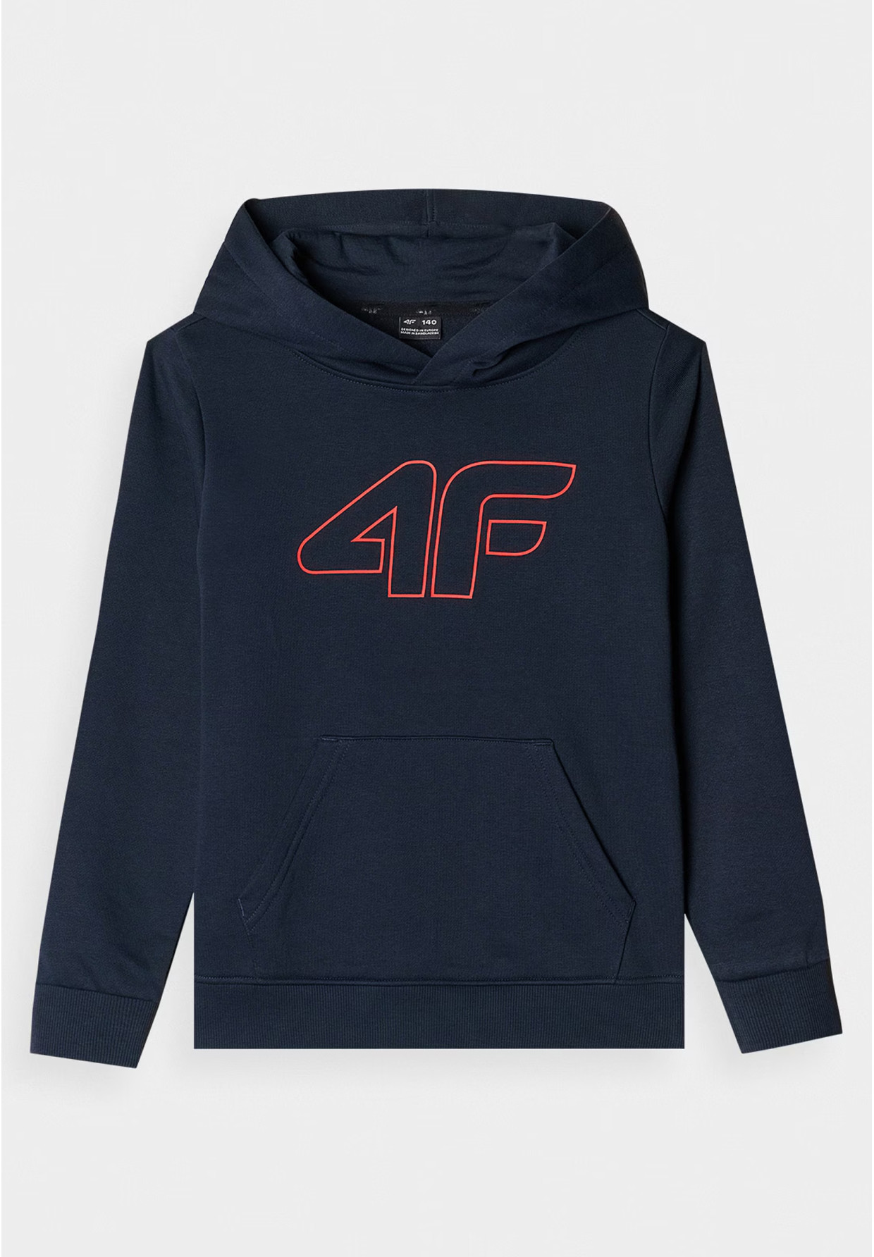 Bluza Chłopięca 4F Granatowa Z Kapturem 4FJWMM00TSWSM1292