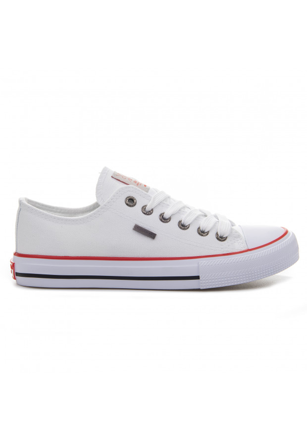 Trampki Męskie Cross Jeans Białe JJ1R4001C