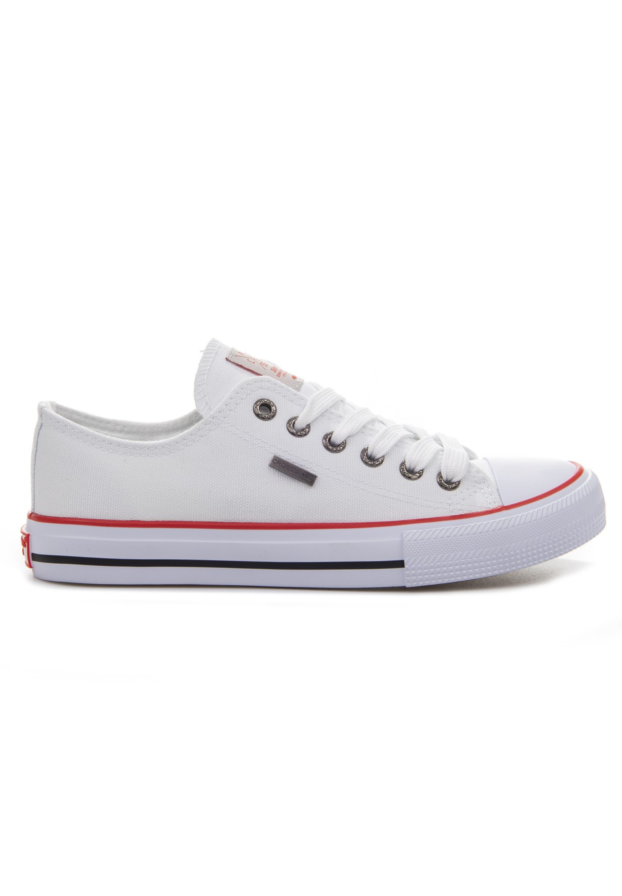 Trampki Męskie Cross Jeans Białe JJ1R4001C