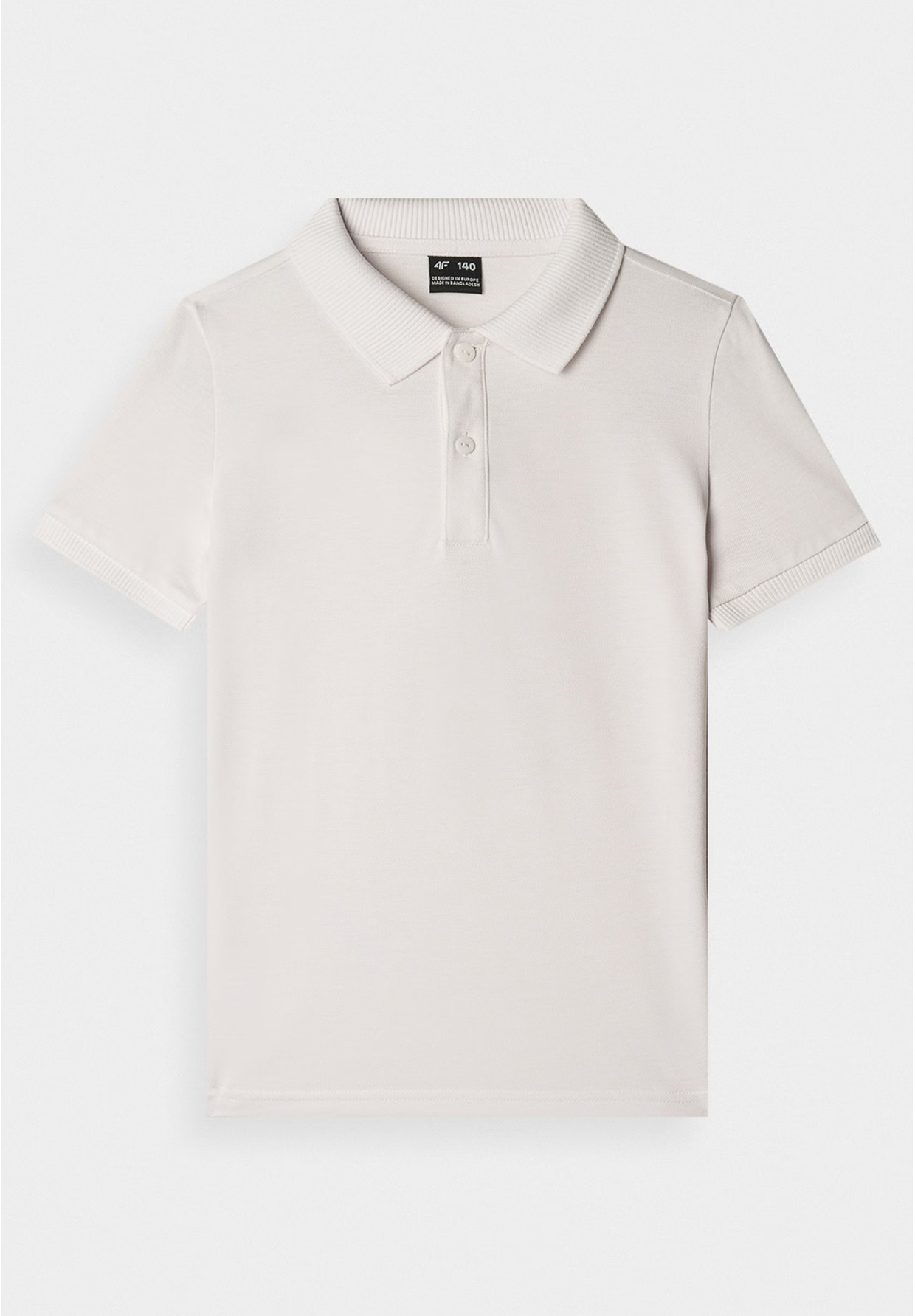 Koszulka Chłopięca 4F T-shirt Polo Biały 4FJWAW24TPTSM478