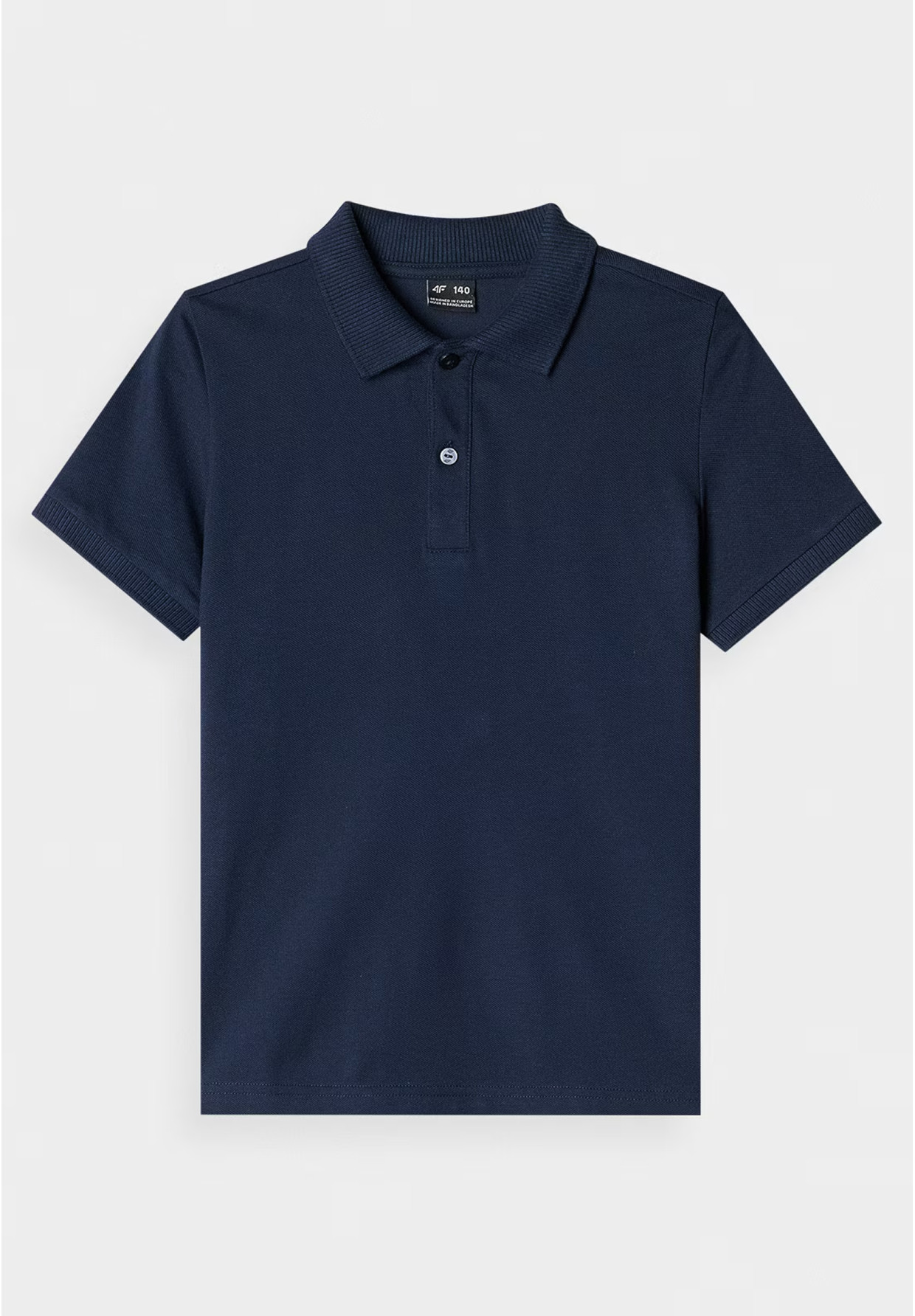 Koszulka Chłopięca 4F T-shirt Polo Granatowy 4FJWAW24TPTSM478