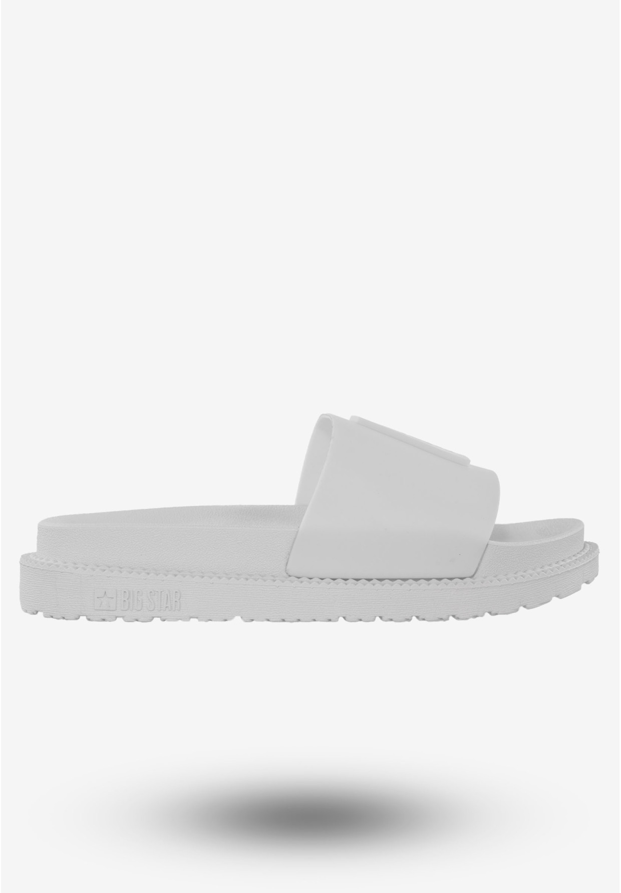 Klapki Damskie Buty BIG STAR Białe LL274428