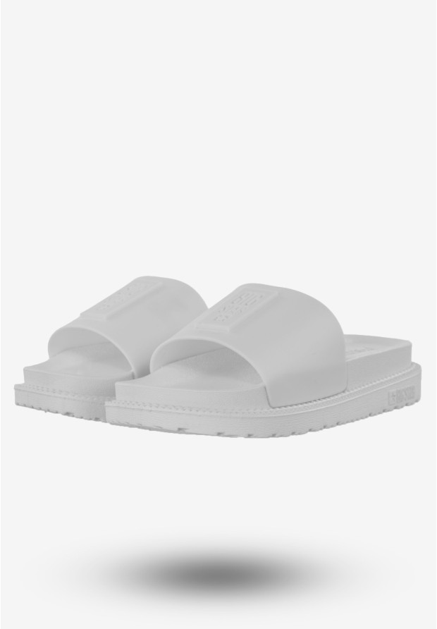 Klapki Damskie Buty BIG STAR Białe LL274428