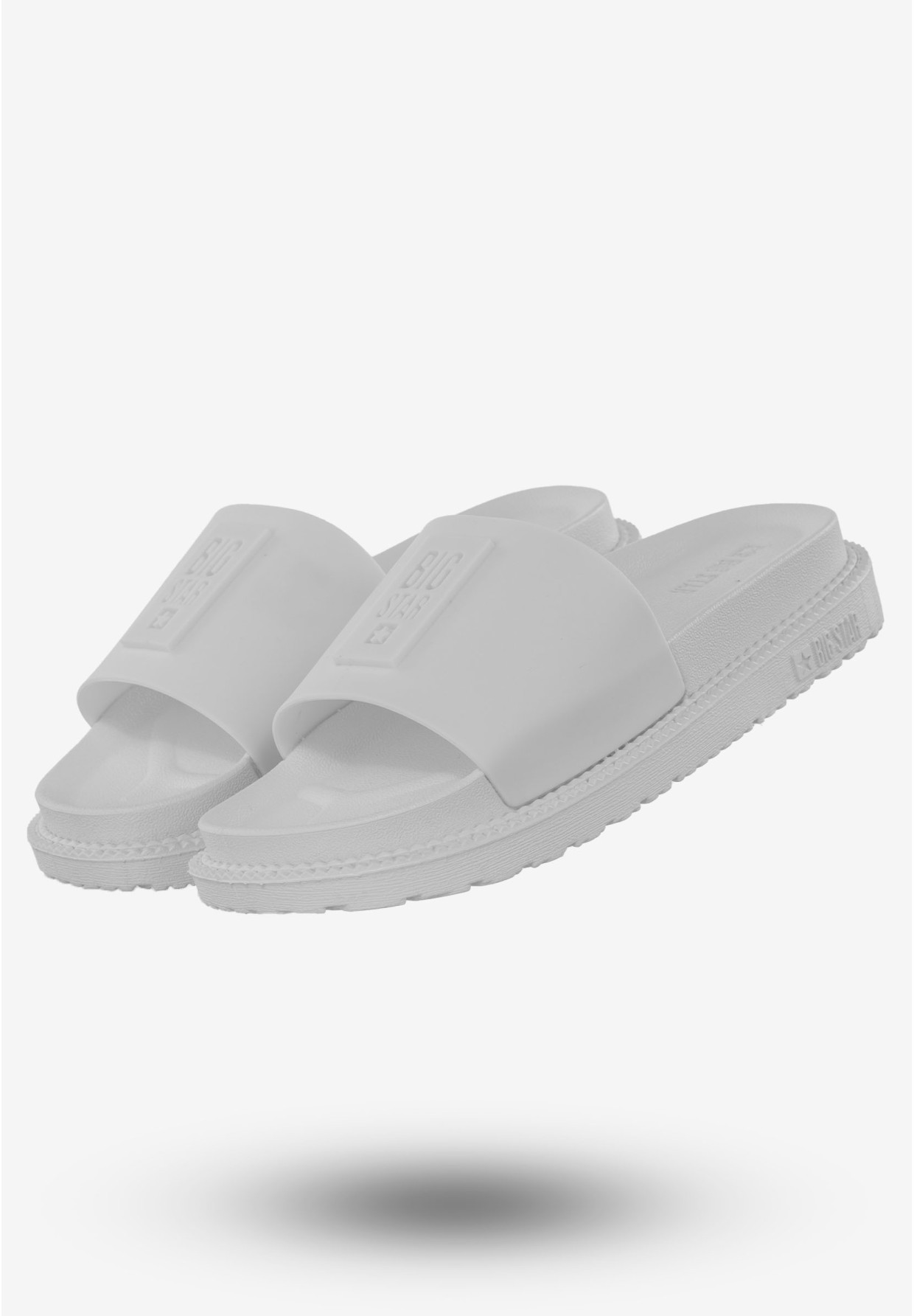 Klapki Damskie Buty BIG STAR Białe LL274428
