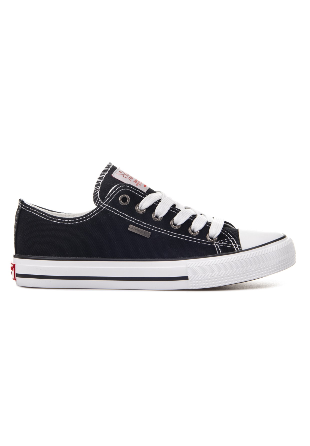 Trampki Męskie Cross Jeans Czarne JJ1R4003C