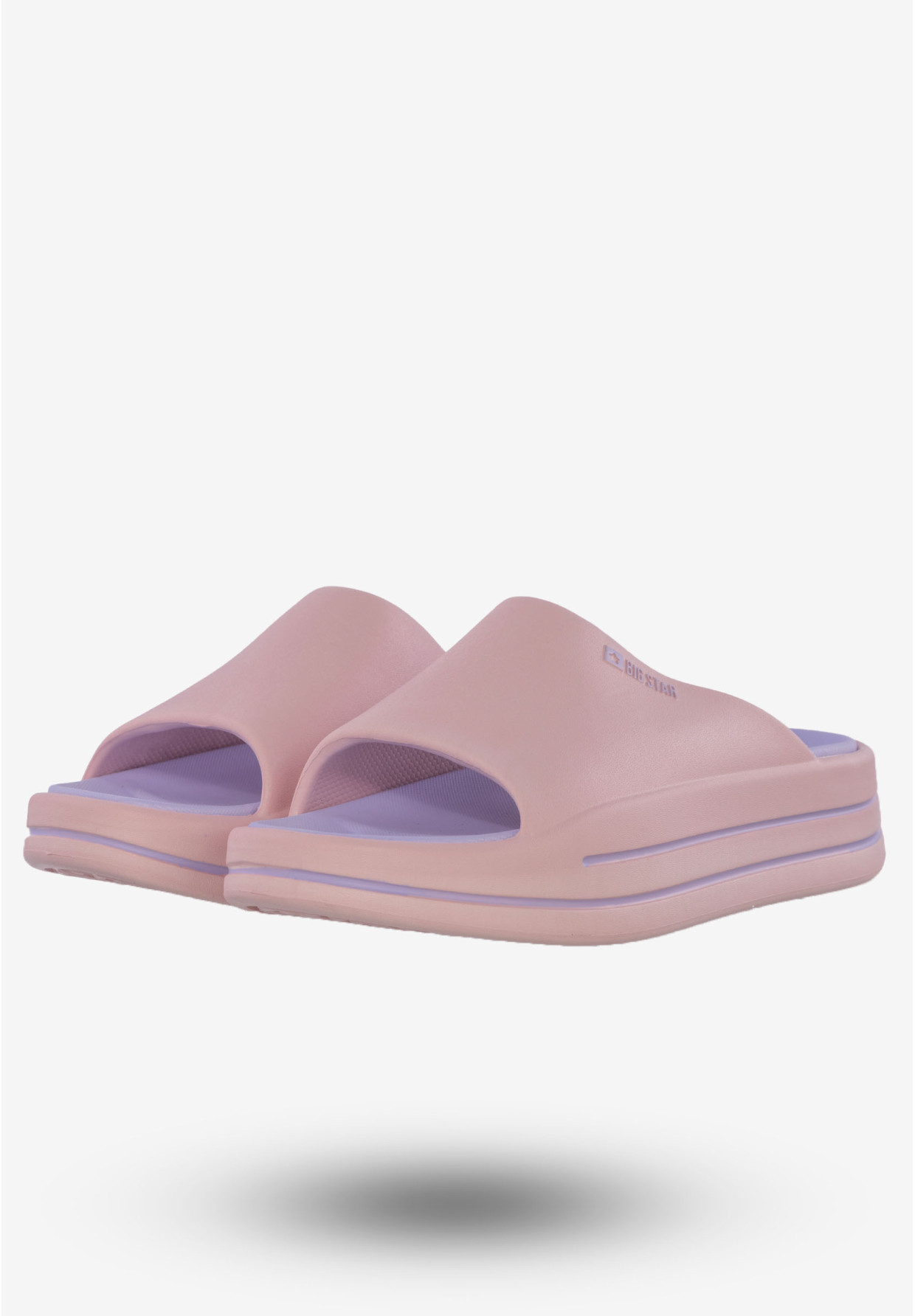 Klapki Damskie Buty BIG STAR Różowe NN274A035
