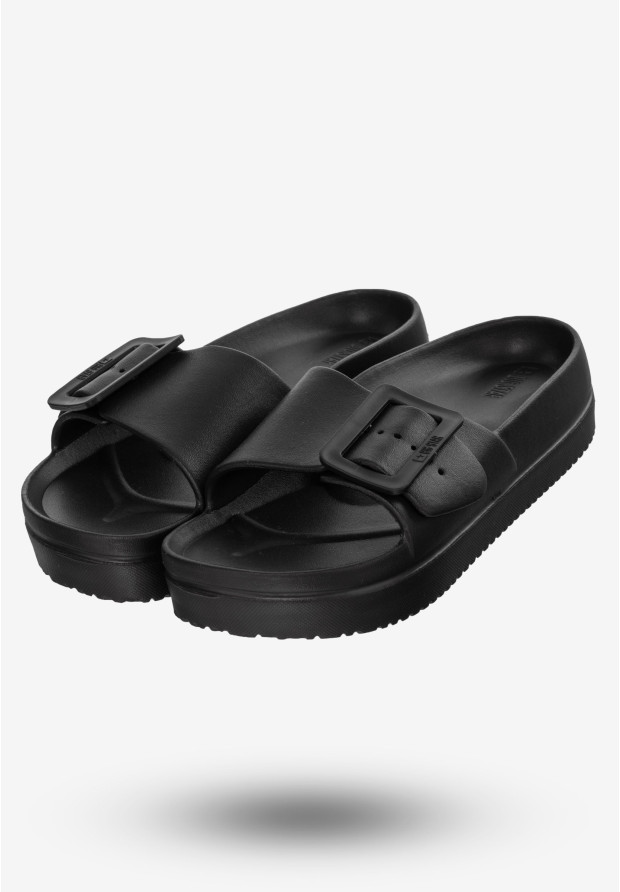 Klapki Damskie Buty BIG STAR Czarne NN274A662