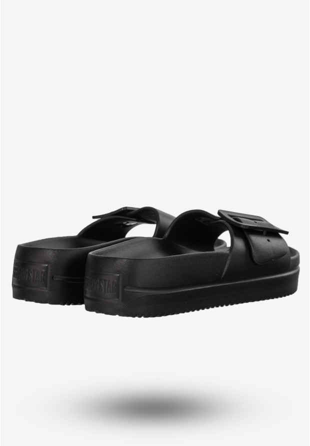 Klapki Damskie Buty BIG STAR Czarne NN274A662