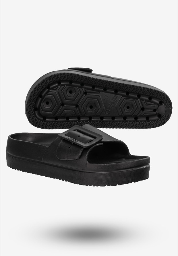 Klapki Damskie Buty BIG STAR Czarne NN274A662