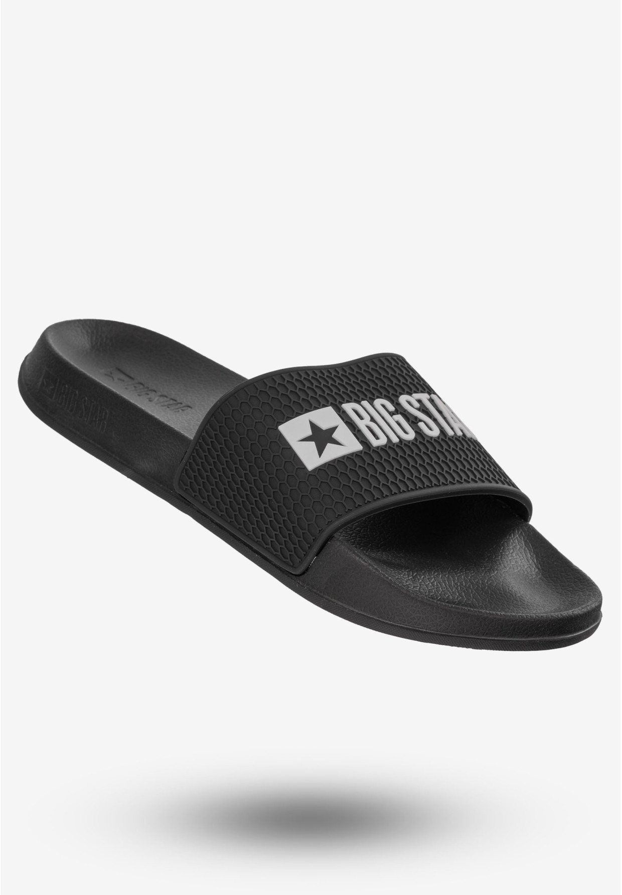Klapki Męskie Buty BIG STAR Czarne JJ174505